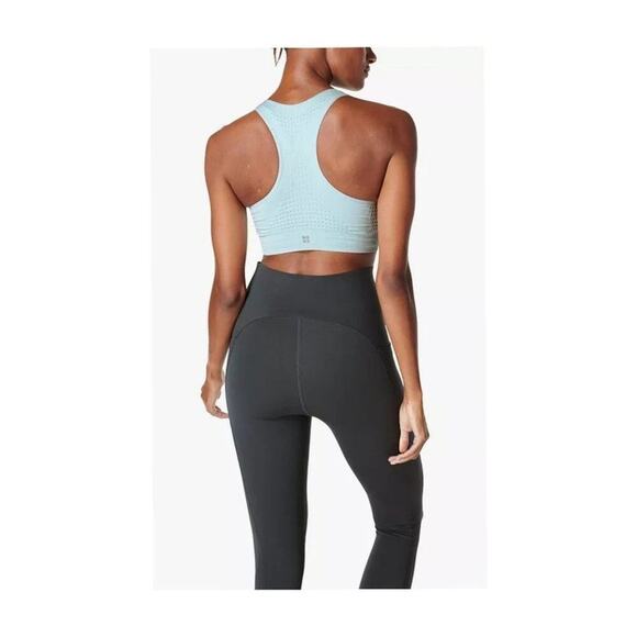 Sweaty Betty Stamina Sports Bra, Alpine Blue Size S - Picture 6 of 6